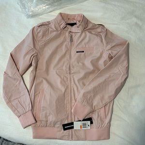 Light Pink Women's Classic Iconic Racer Jacket (Slim Fit) - NWT!